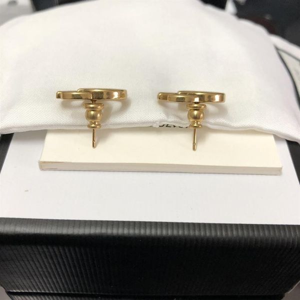 

2022 fashion hoop earrings stud aretes orecchini for women party wedding lovers gift jewelry engagement298y, Golden;silver