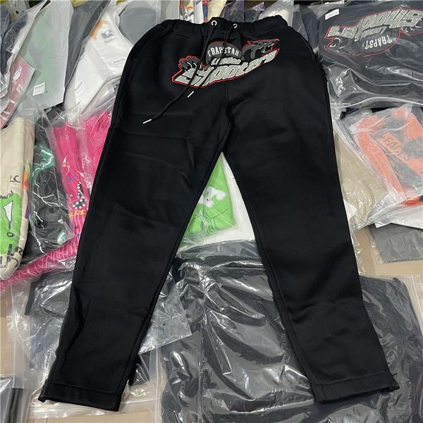 

sweatpants men women embroidered drawstring pants trousers, Black;brown