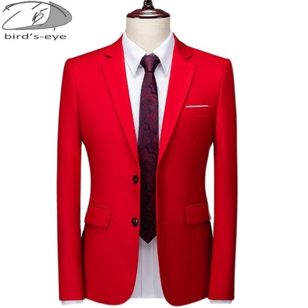 

16 colors men slim office blazer jacket fashion solid mens suit wedding dress coat casual business male 6xl 220822, White;black