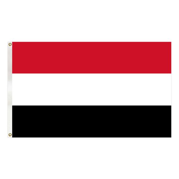 

yemen flag 90x150 cm factory supply premium polyester country national banner with brass grommets