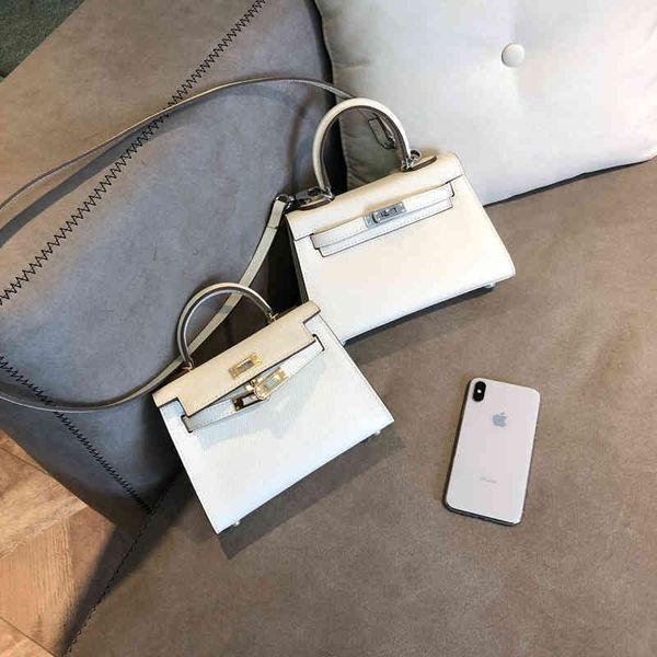 

luxury evening bags herme designer handbag leather white portable second generation keilys bag mini messenger chain summer small square girl