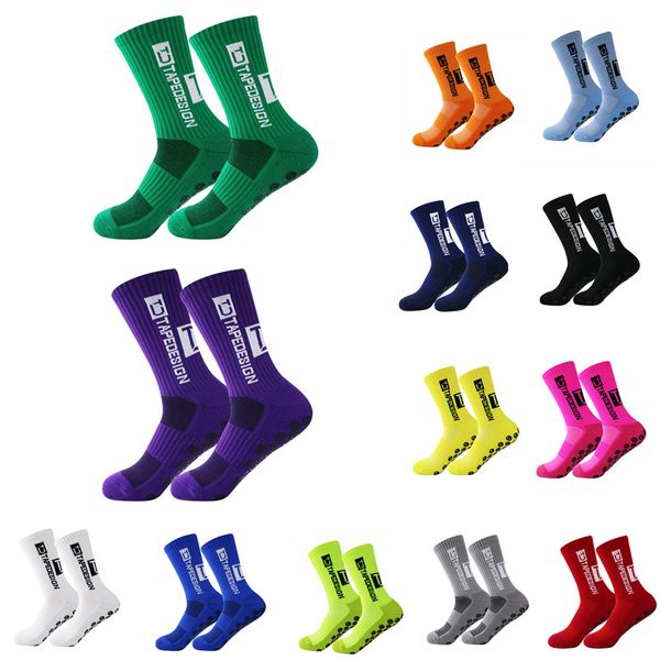 

football training antiskid socks middle tube men's towel bottom indoor yoga outdoor basketball socks wear resistant, Black