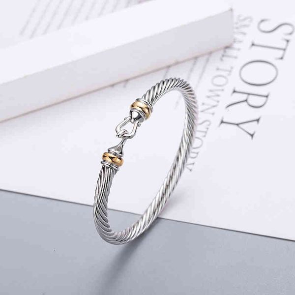 

Bracelet Dy Hook Charm Women Fashion Jewelry Accessories Atmosphere Platinum Plated Men Twisted Wire Hemp Hot Selling designer charm jewelry Christmas Gift