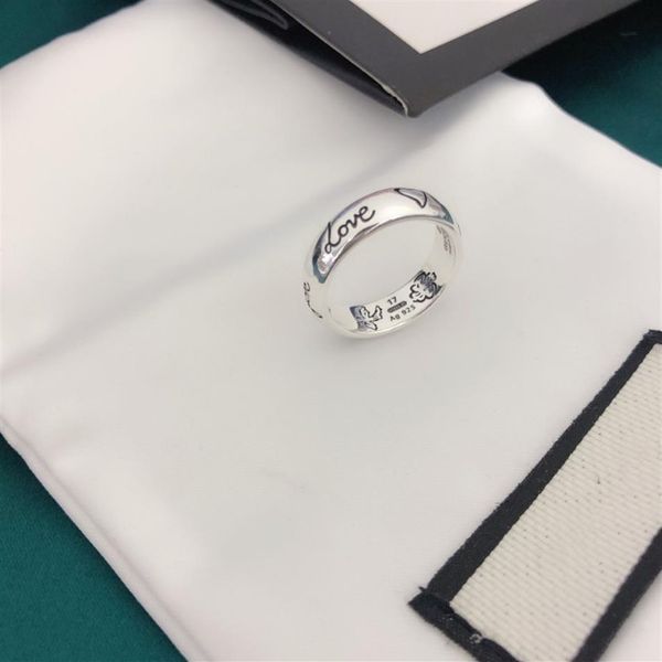 

fashion 925 sterling silver skull rings moissanite anelli bague for mens and women party promise championship jewelry lovers gift 273y