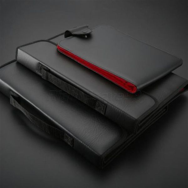 

professional scissors carrying case black pu leather hair scissors bags pouch hold 10 pcs 20pcs 30pcs scissors display bags235r
