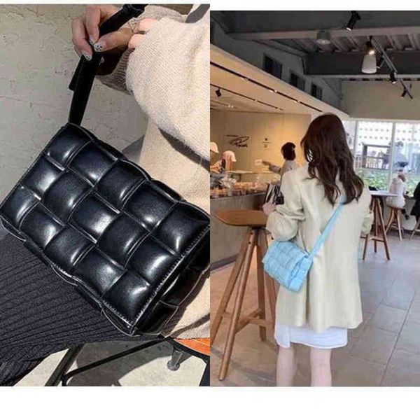 

evening bags handbags venetasss designer bbottegasss women's summer fashion bag versatile woven pillow leather tofu one shoulder