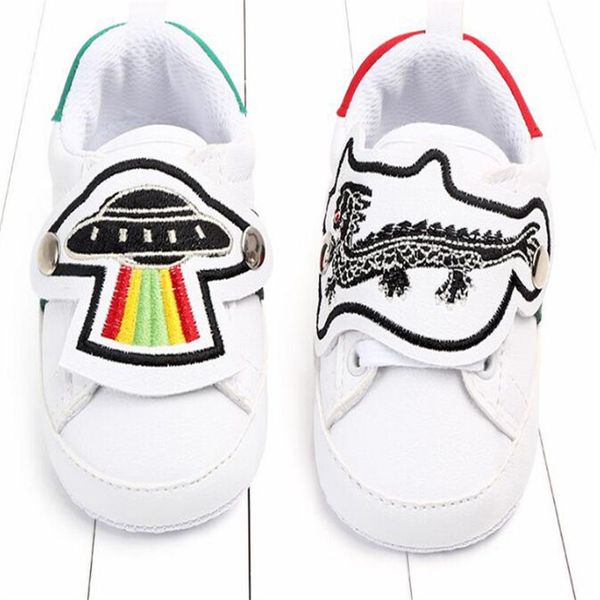 

7 stylebaby shoes newborn boys girls first walkers kids toddlers pu sneakers white shoe whole and retail266h