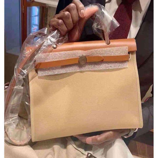 

evening bags handbags herbag31 herme designer windbreaker grey 31 canvas leather one shoulder bag