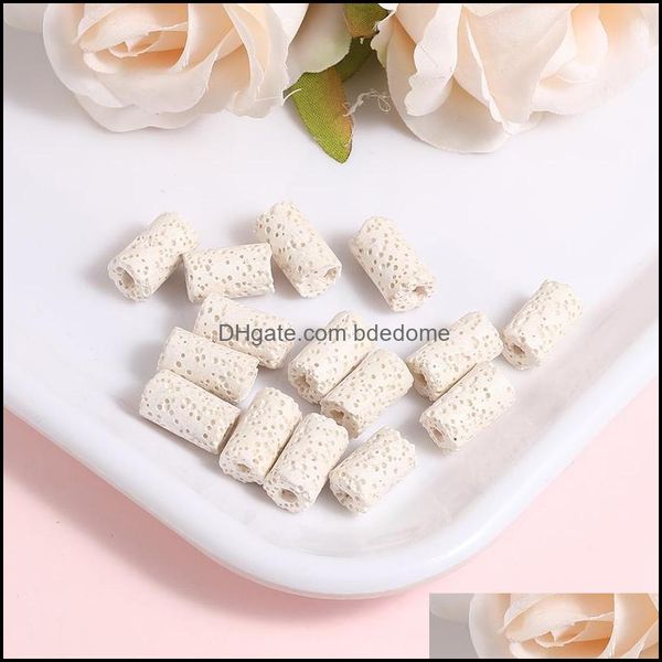 

8.5mm volcanic rock beads component natural stone lava black loos bdedome dhoeb, Blue;slivery