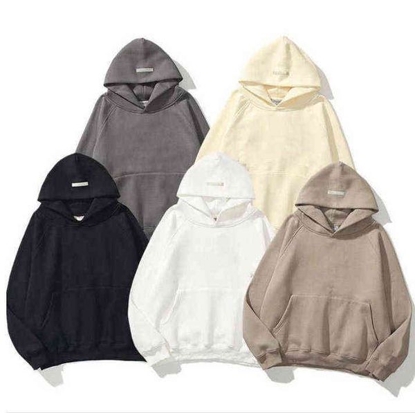 

2021 designer warm hooded hoodies sweater men's women's fashion streetwear pullover sweatshirt loose hoodie couple clothing tech f, Black