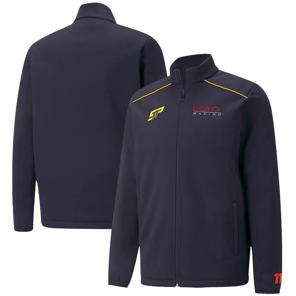 

2022 autumn and winter fans f1 formula one racing suit hooded sweater team suit jacket jacket custom