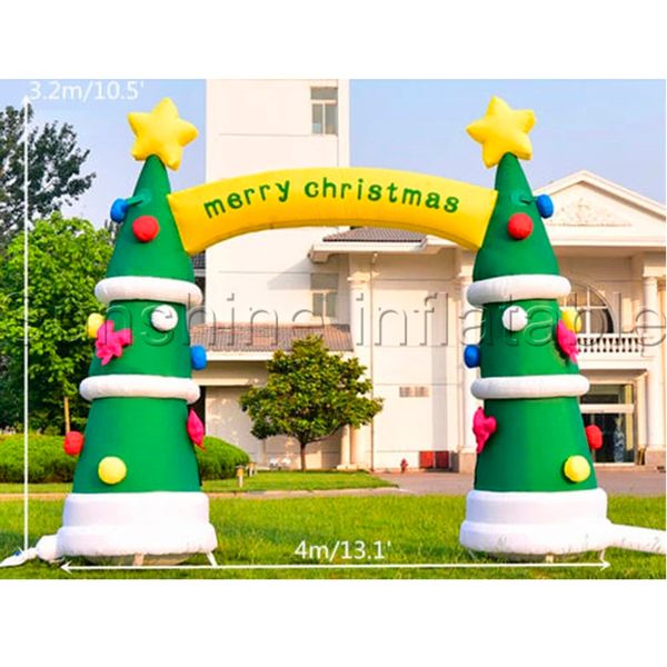 

lnflatable arch christmas tree archway with blower included for sale 4mw