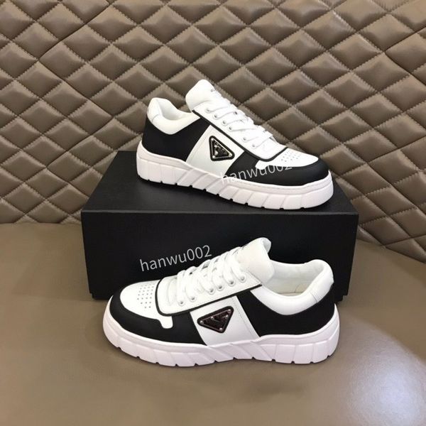 

luxury trainer boots sneakers fashion brand men designer shoes genuine leather sneaker, Black