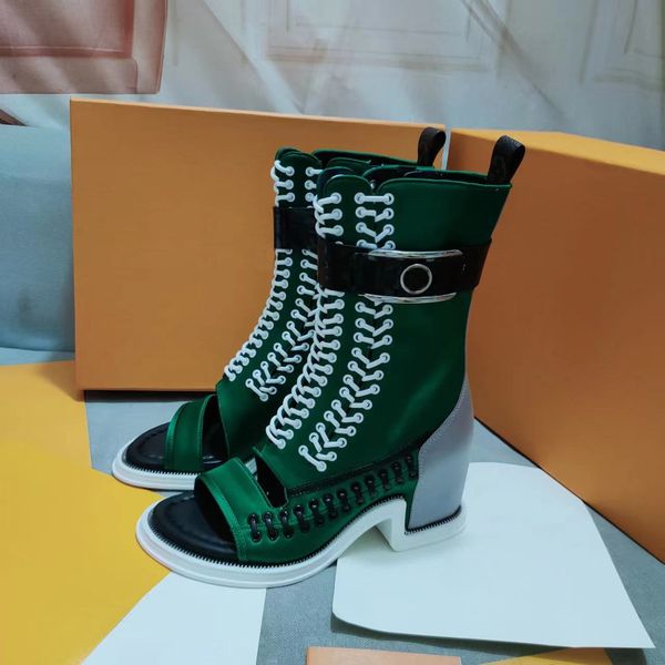 

designer pearl high-heeled boots high-level quality size 35-41, Black