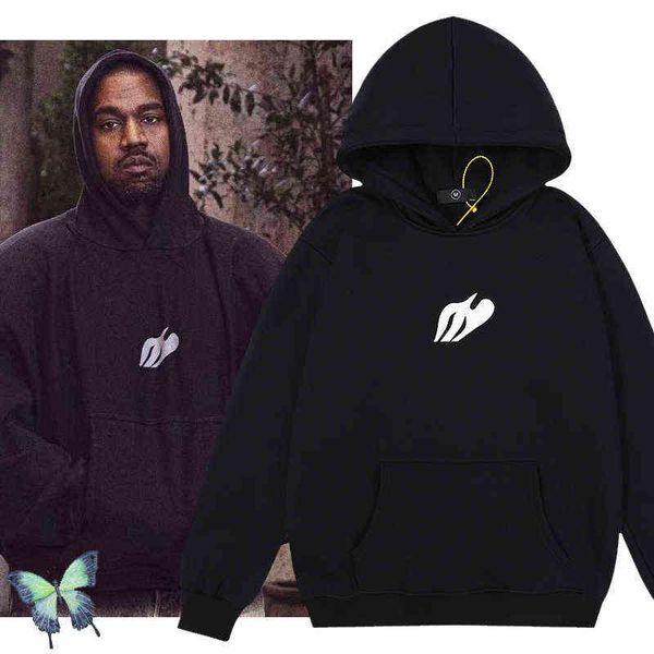 

men's hoodies sweatshirts hoover donda street fleece hoodie sweatshirts matches print t220825, Black