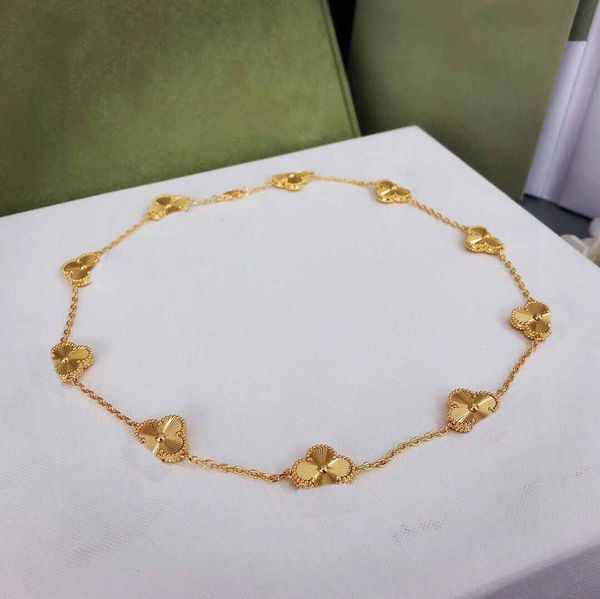 

s925 silver charm pendant necklace in 18k gold plated 10pcs flowers design have stamp box ps7055a