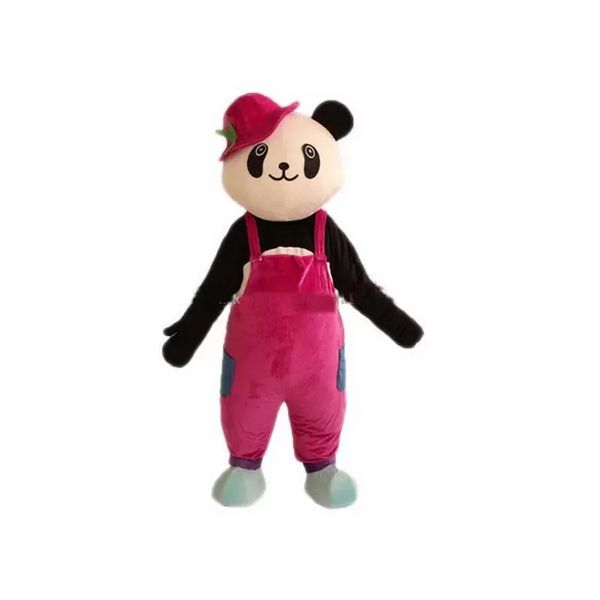 

factory outlets panda mascot costumes cartoon character sz, Red;yellow