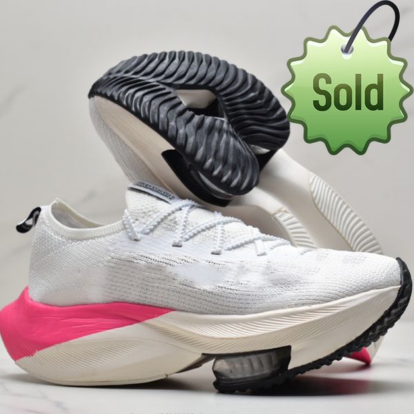 

summer sandals high-quality shoes zoomx vaporfly next% 2 ice blue marathon foam cushioning sports jogging sneakers, Black