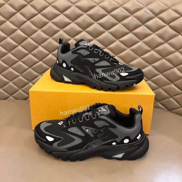 

2022 luxury designer boots casual sport shoe men trainer sports shoes combination bottom sneakers size38-45, Black