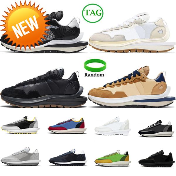 

new sandals waffle vaporwaffle mens casual shoes pegasus fragment undercover ldwaffle ld pure platinum white black gum nylon men women train