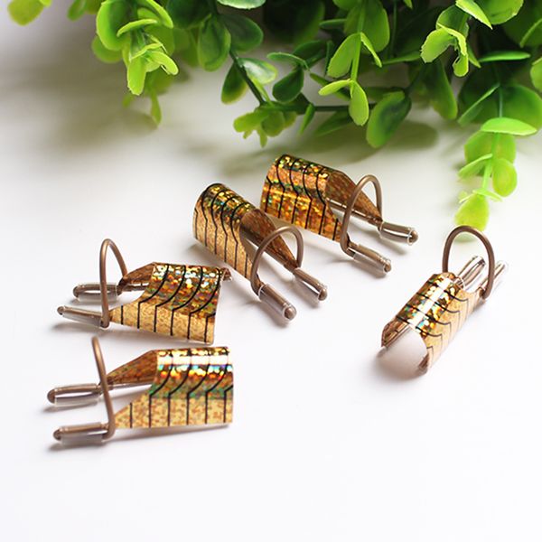 

5pcs reusable nail forms uv gel nail polish nails extension guide tool acrylic french tips art form french tips for nails, Black