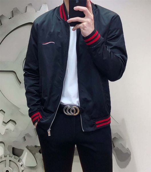 

men's outerwear designer jackets casual hip hop trench coat reflective jacket new classic brand men and women couples sports asian size, Black;brown