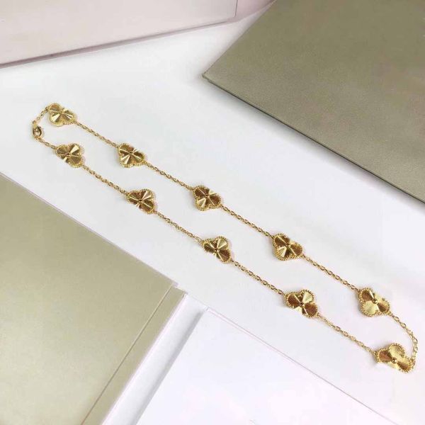 

s925 silver luxury charm pendant necklace in 18k gold plated 10pcs flowers design have stamp box ps7055a