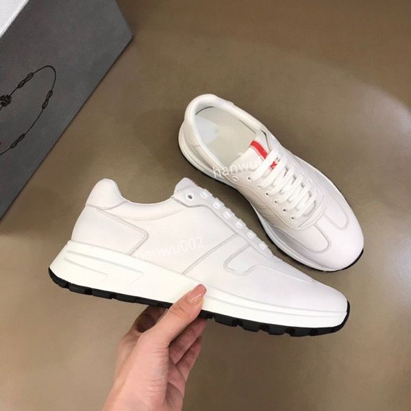 

2022 fashion white leather platform boots casual shoes metallic olive men women sneaker size38-45, Black