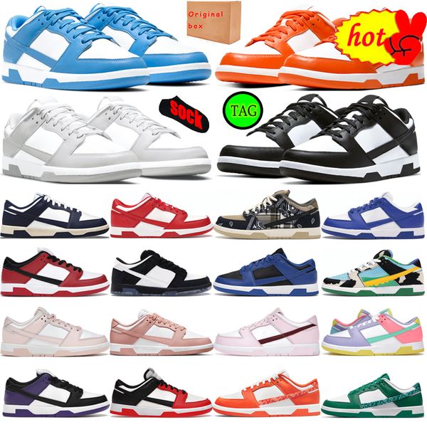 

designer sandals sneakers casual shoes for panda shimmer syracuse grey fog white mint university red varsity green gai sports men women trai, Black