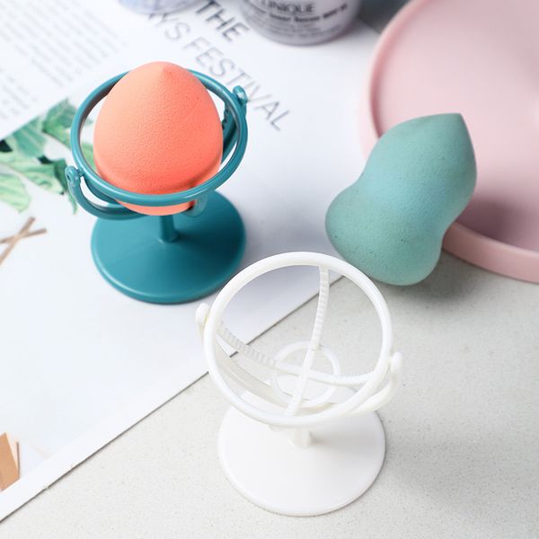 

wholesale makeup sponges holder rotatable with double sided adhesive tape cosmetic organizer