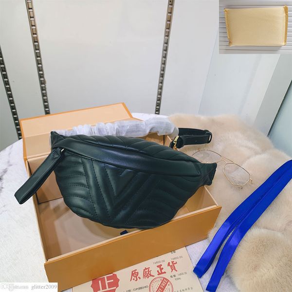 

new wave millionaire waist bags genuine leather waist bag calfskin designer shoulder bag bumbag temperament fanny pack bum waists 2472