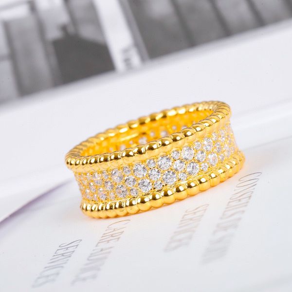 

s925 silver luxury quality charm band ring with all diamond in three colors plated women design have stamp ps7053a