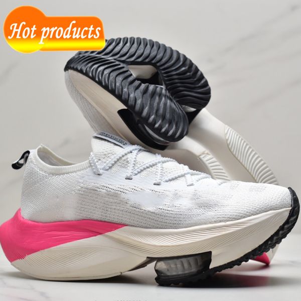 

2023 sandals high-quality shoes zoomx vaporfly next% 2 ice blue marathon foam cushioning sports jogging sneakers, Black