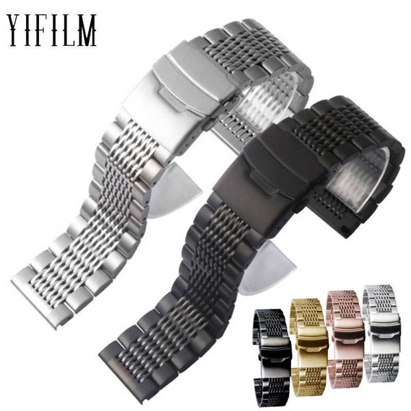 

metal watch band for fossil sport hybrid smartwatch gen 5 garrett julianna carlyle 4 q explorist hr6 44mm fb01 collider strap, Black;brown