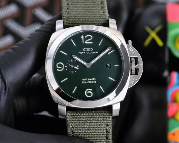 

mens mechanical automatic watch blue blue leather luminous, Slivery;brown