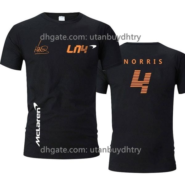 

f1 t shirt formula 1 mclaren lando norris men's women's short sleeve t-shirt f1 racing team shirt summer clothing 2022, White;black