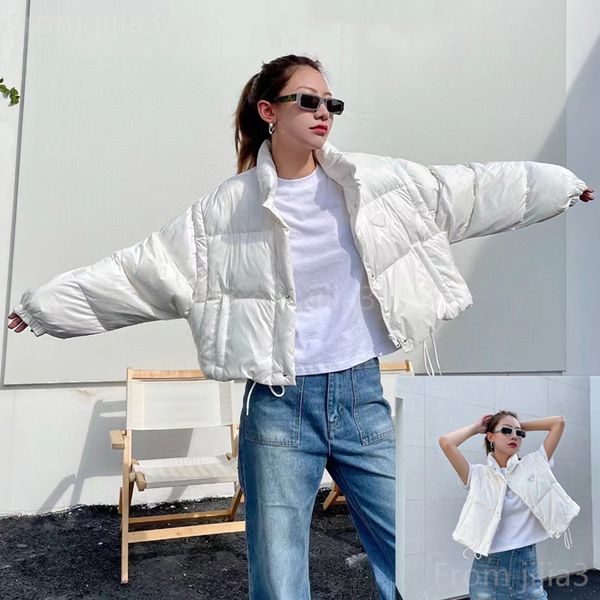 

22fw womens coats bread short down jacket sleeves detachable winter vest dual-use fashionable warm workmanship boutique four-color optional, Black