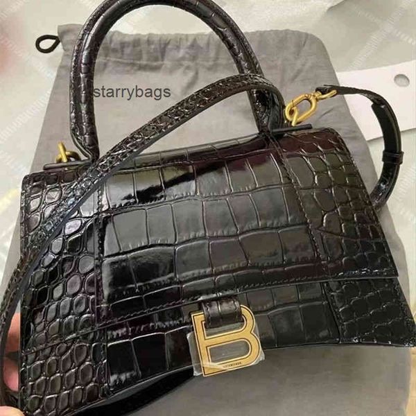 

explosive handbags balencigas fashion bags women's french high sense handbag vintage crocodile7gq2