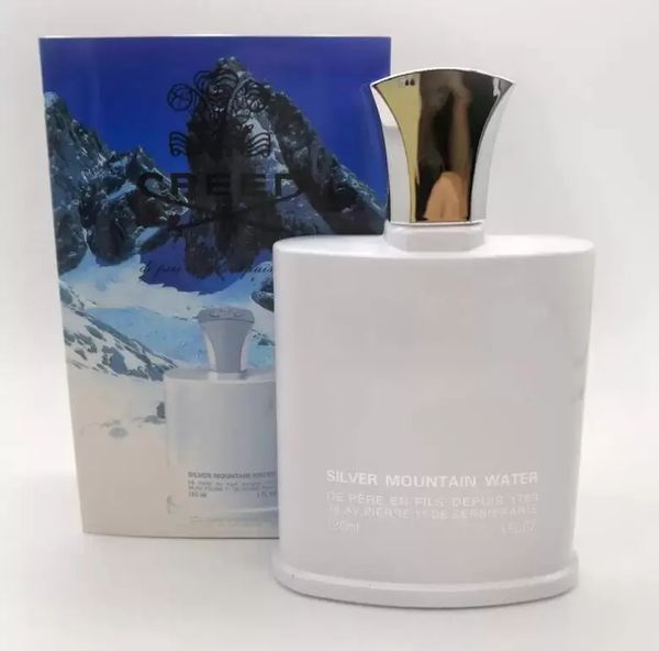 

creed perfume for men/woman silver mountain water cologne lasting time good smell quality fragrance capacity eau de toilet 120ml