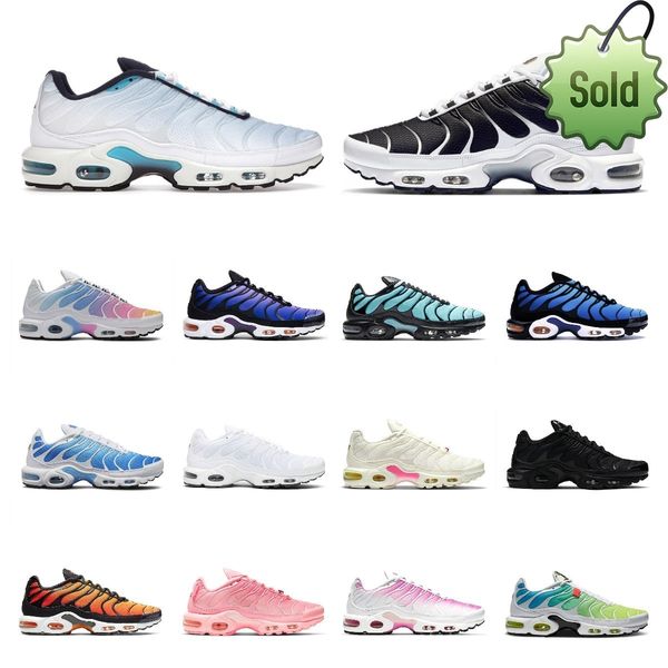 

summer sandals 2022 tn plus running shoes mens sunset black white volt glow hyper pastel blue oreo voitage purple women breathable sneaker t