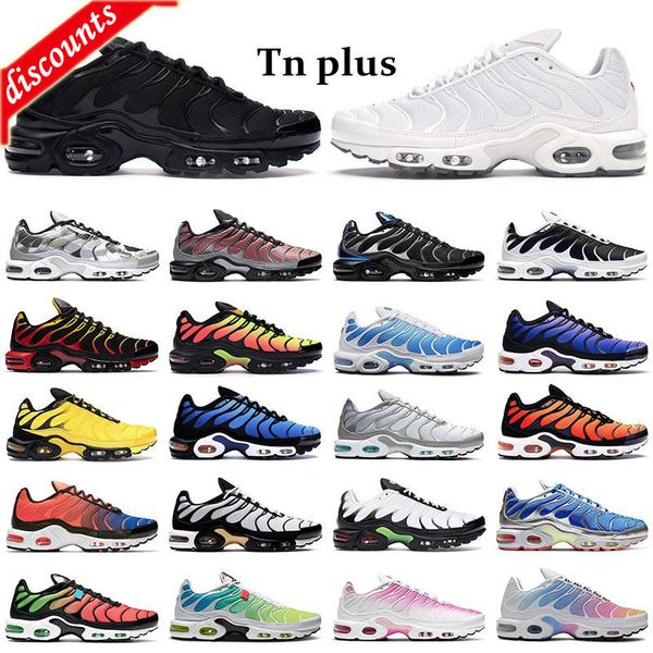 

tn plus sandals mens casual shoes men women black white batman hyper psychic blue pink prim oreo neon green voitage purple rainbow runner ou
