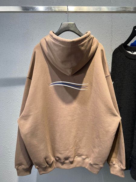 

men's plus size hoodies & sweatshirts round neck embroidered and printed polar style summer wear with street pure cotton 42rw, Black;brown