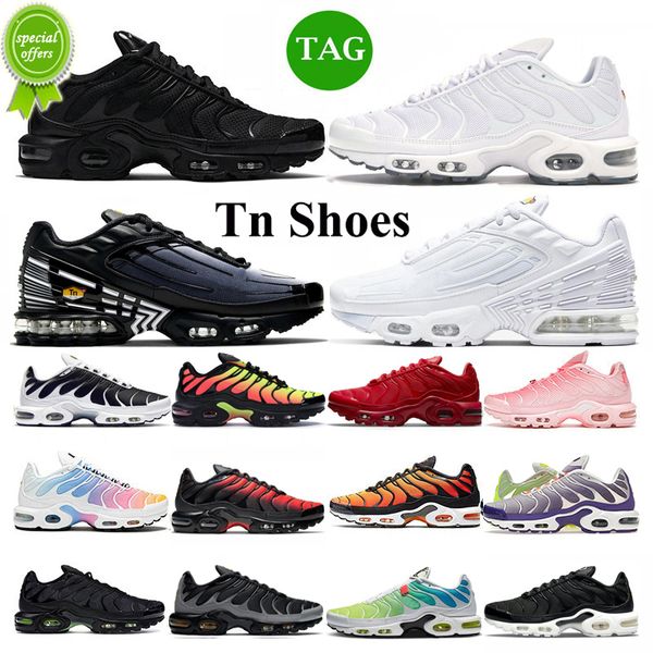 

sandals tn plus 3.0 running shoes for men women mens sneakers laser blue triple black