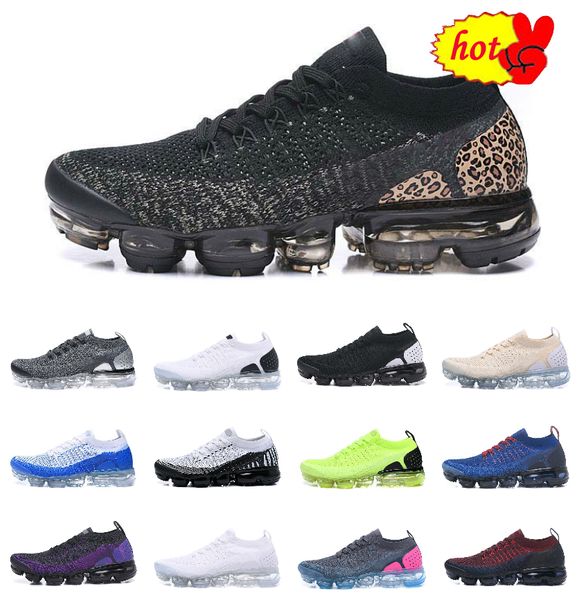 

classic sandals vapores fly knit 1.0 2.0 casual shoes mens women triple black pure platinum dark grey chrome work gym racer blue cheetah orc