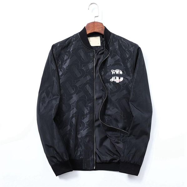 

2022 fashion designer men's jacket spring autumn winter coat windbreaker zipper clothes jacket outerwear can sport size m-4xl, Black;brown