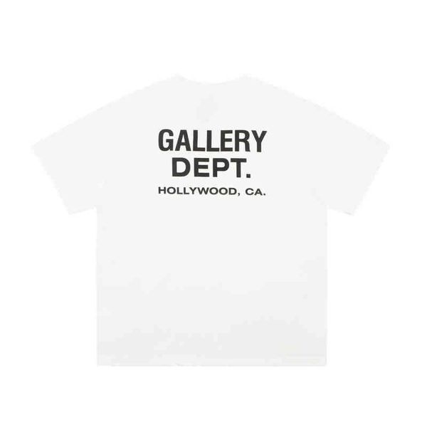 

designer trendy gallerydepts t shirts sleeve printed letter high street fashion brand version large, White;black