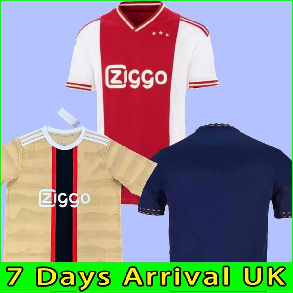 

tadic 21 22 23 soccer jersey fans player bassey berghuis haller third black kit blind klaassen taylor 2022 2023 football shirts men kids uni, Black;yellow