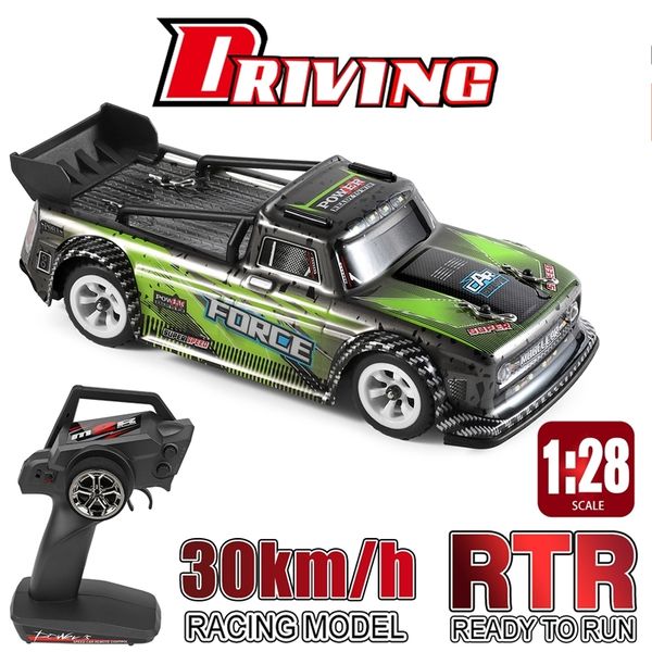 

electric/rc car wltoys 284131 1/28 2.4ghz racing short truck race 30km/h high speed kids gift rtr with metal chassis 220826