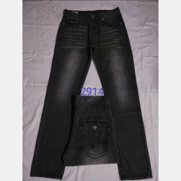 

22ss good men's true jeans robintrousers denim designer dark solid color straight religion jean for men pants m2923, Blue