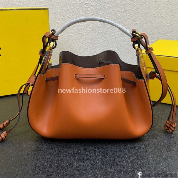 

women handbag shoulder purse genuine leather crossbody bags fashion letter drawstring closure hand clutch adjustable strap handle totes 003